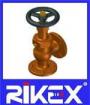 Marine JIS 5K cast bronze angle valve F7302