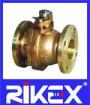 Marine API/ANSI Cast Bronze Floating Type 2-Way Ball Valve