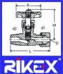 Brass Needle Straight Valves with Ring Joint Nut and Male Thread