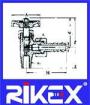 Brass Needle Valves with Both Corrugated Hose End & Male Thread