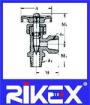 Brass Needle Angle Valves Male & Female Ends